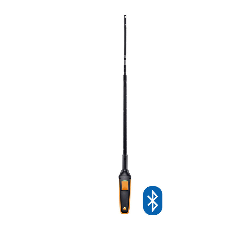 Hot wire probe (digital) with Bluetooth including temperature and humidity sensor