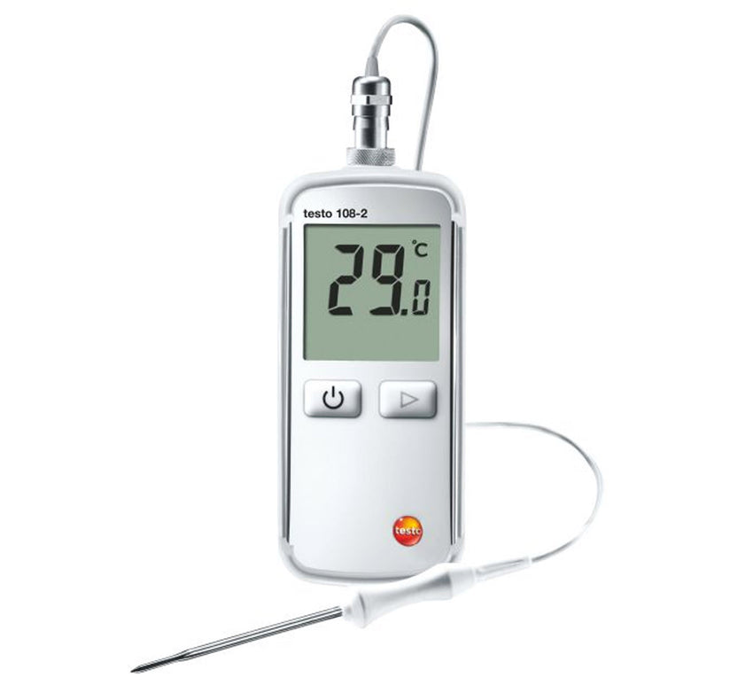 Digital Food Thermometer with Lockable Probe, Testo 108-2