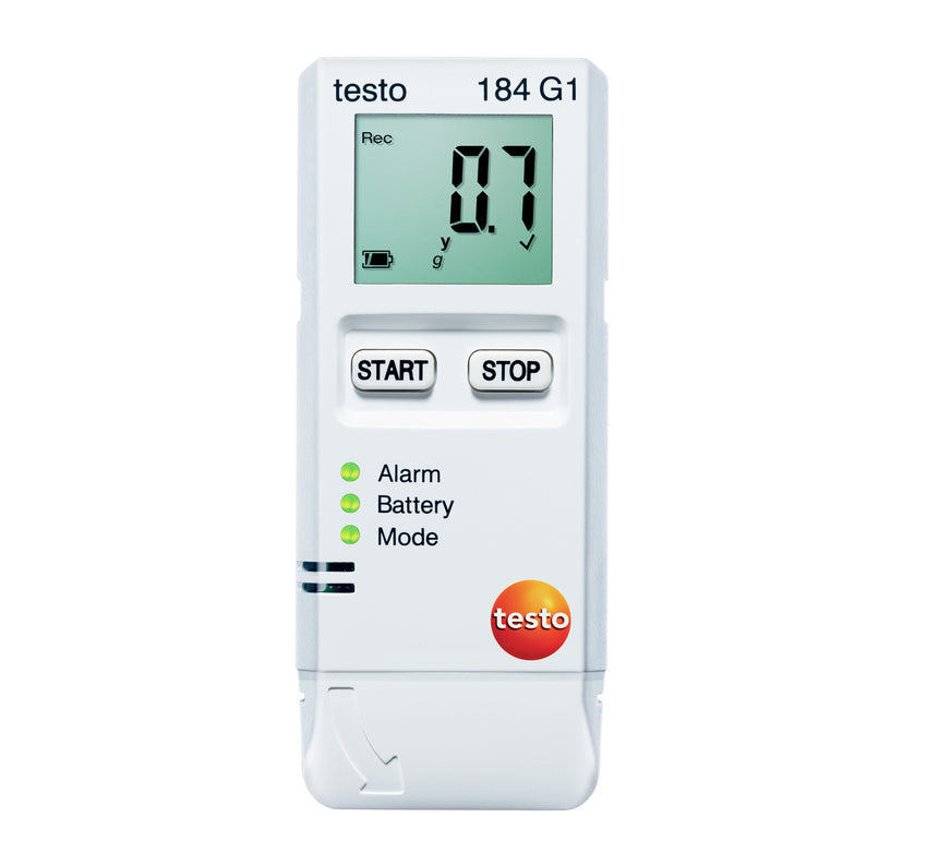 Transport Data Logger - Temperature/Humidity/Shock - Testo 184-G1
