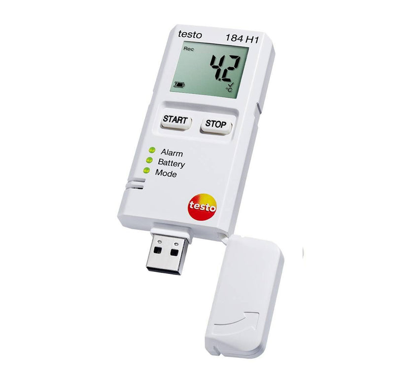 Transport Data Logger - Temperature & Humidity - Testo 184-H1