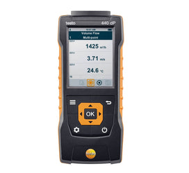 Air Velocity and IAQ Tool With Differential Pressure Sensor - Testo 440