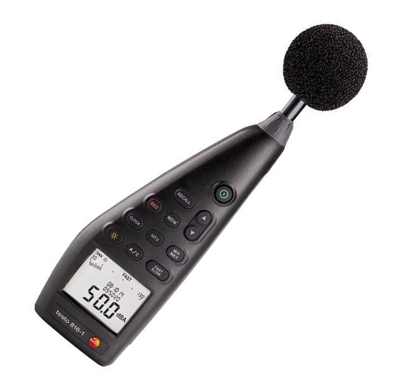 Sound Level Meter with Data Storage & Software, Testo 816-1