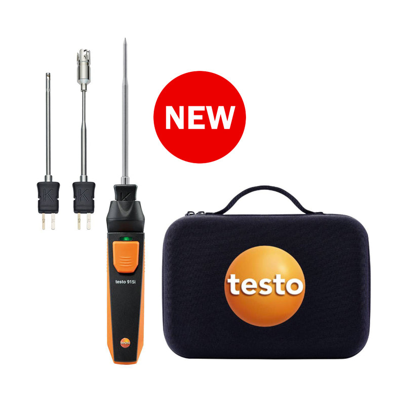 Thermometer with Temperature Probes and App  | Testo 915i