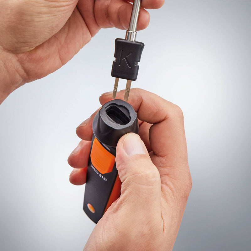 Surface Probe and Thermometer with Phone App | Testo 915i