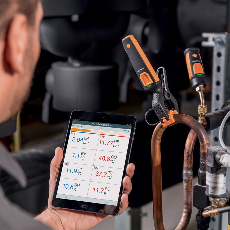 Testo Refrigeration Set | Clamp Meters | High Pressure Meters