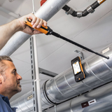 Air flow kit with hot wire probe - Testo 400