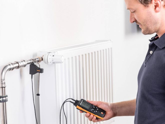 testo 922 - Differential temperature measuring instrument for TC Type K with App connection