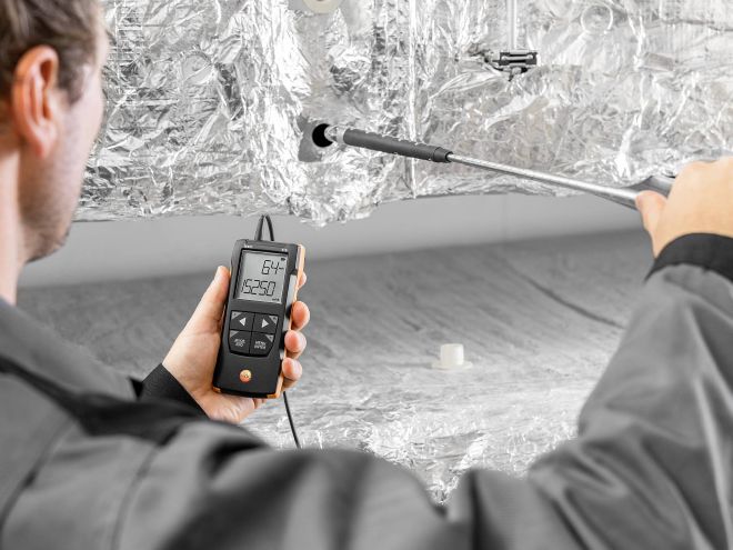 testo 416 - Digital 16 mm vane anemometer with App connection