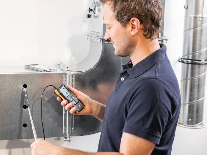 testo 416 - Digital 16 mm vane anemometer with App connection