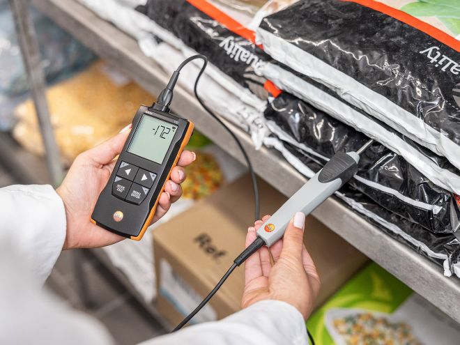 testo 110 - NTC and Pt100 temperature measuring instrument with App connection