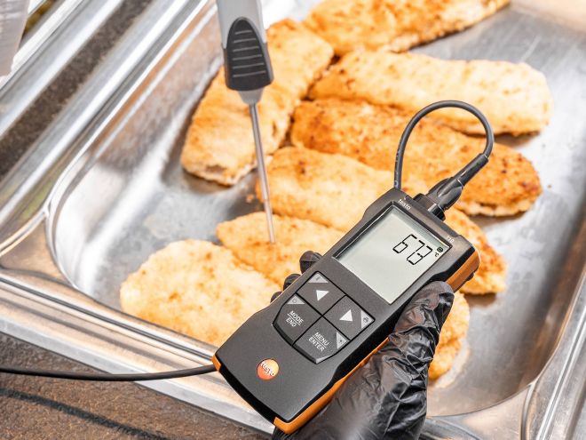 testo 110 - NTC and Pt100 temperature measuring instrument with App connection