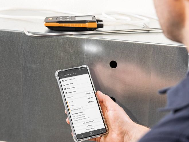 Testo 512-1 - Digital differential pressure Guage with App connection