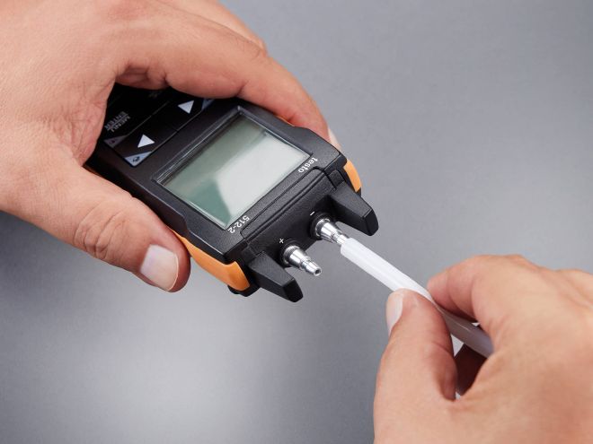 Testo 512-2 - Digital differential pressure measuring instrument with App connection
