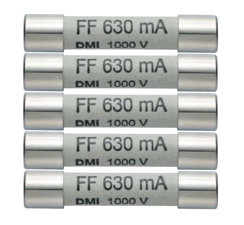 Fuse set 5x 630mA/1000V