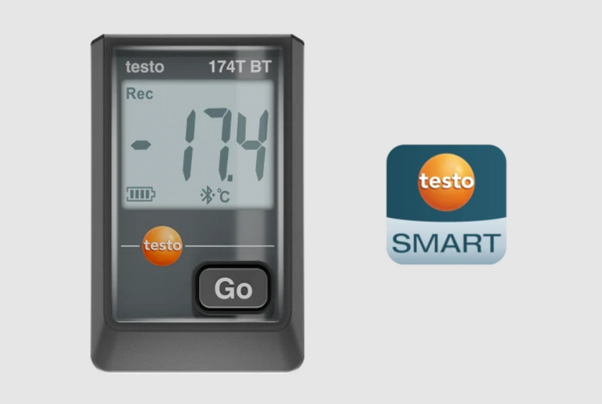 testo 174 T BT - Mini temperature data logger with Bluetooth® and app connection