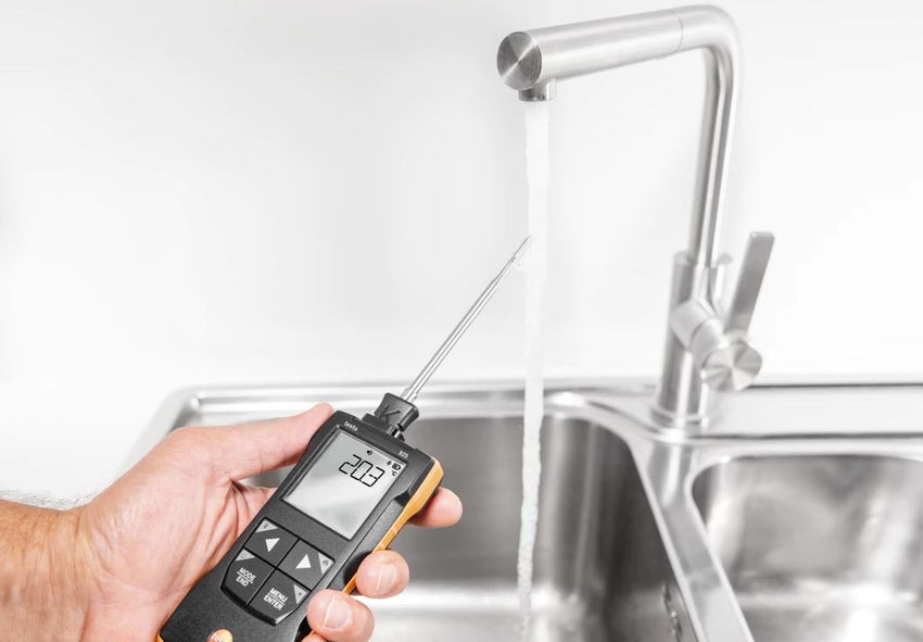 testo 925 - Temperature measuring instrument for TC Type K with App connection