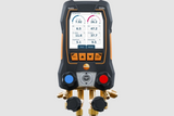 testo 558s Smart Vacuum Kit with filling hoses - Smart digital manifold with wireless temperature and vacuum probes and 4-hose charging set