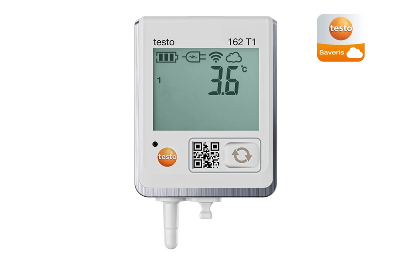 testo 162 T1 - Online data logger with display and integrated temperature sensor