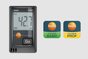 testo 174 H - Mini data logger for temperature and humidity with USB-C and PC Software