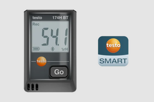 testo 174H BT - Mini data logger for temperature and humidity with Bluetooth® and app connection