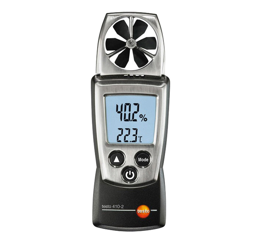 Air flow, Temperature & Humidity Vane Anemometer, Pocketline, Testo 410-2