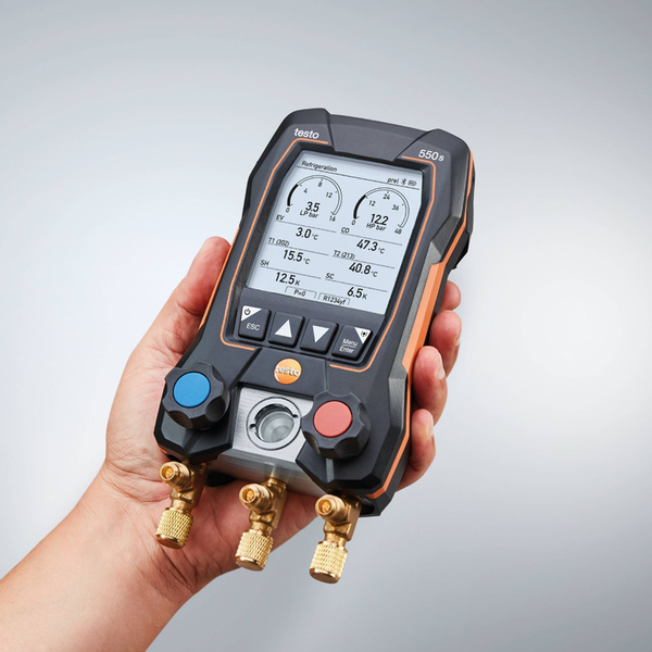 Smart Digital Manifold with Filling Hoses | Testo 550s - Testo NZ
