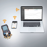 Smart Digital Manifold | Hose, Vac, and Temp Probe Kit | Testo 557s