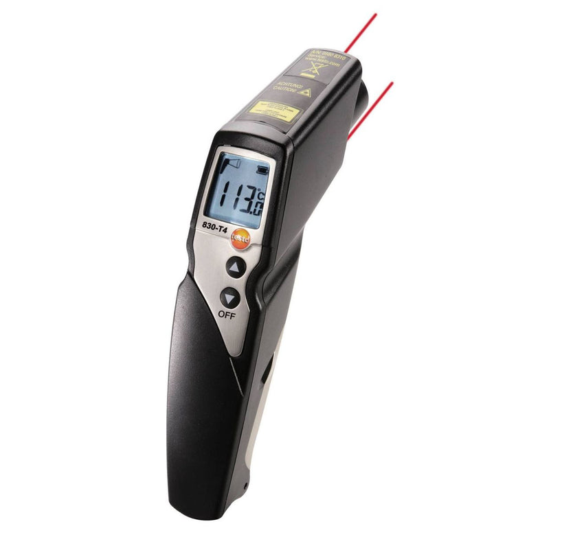 Infrared Thermometer with 2-Point Laser, 30:1 Optics - Testo 830-T4