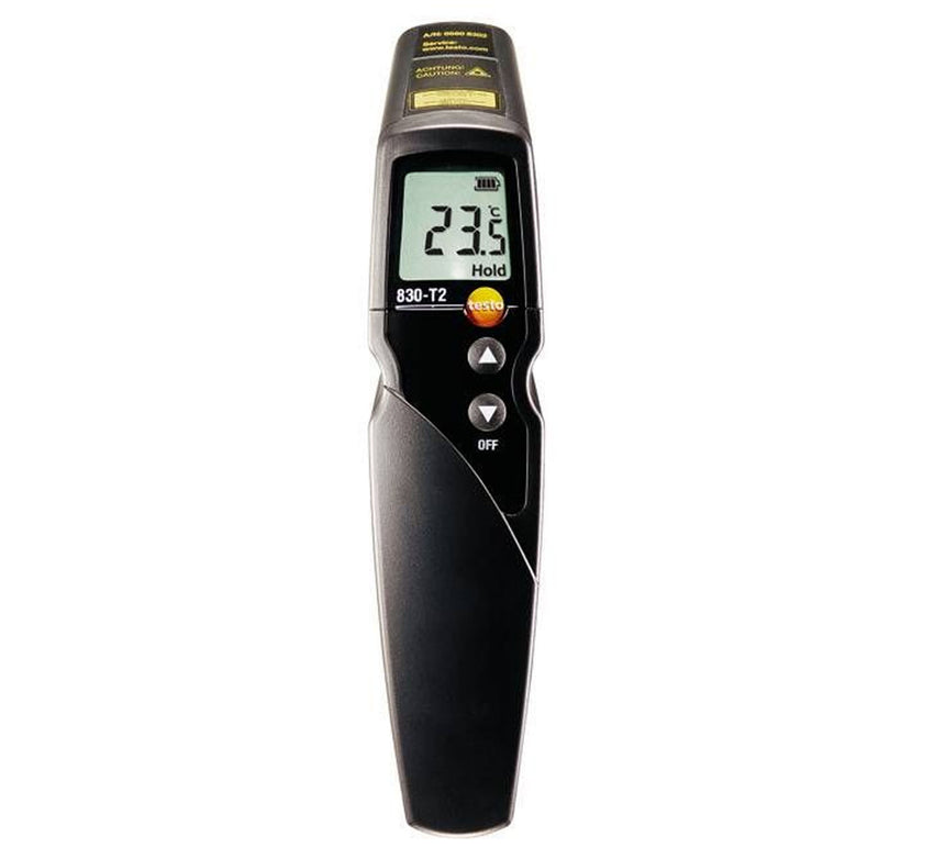 Infrared Thermometer with 2-Point Laser, 12:1 Optics - Testo 830-T2