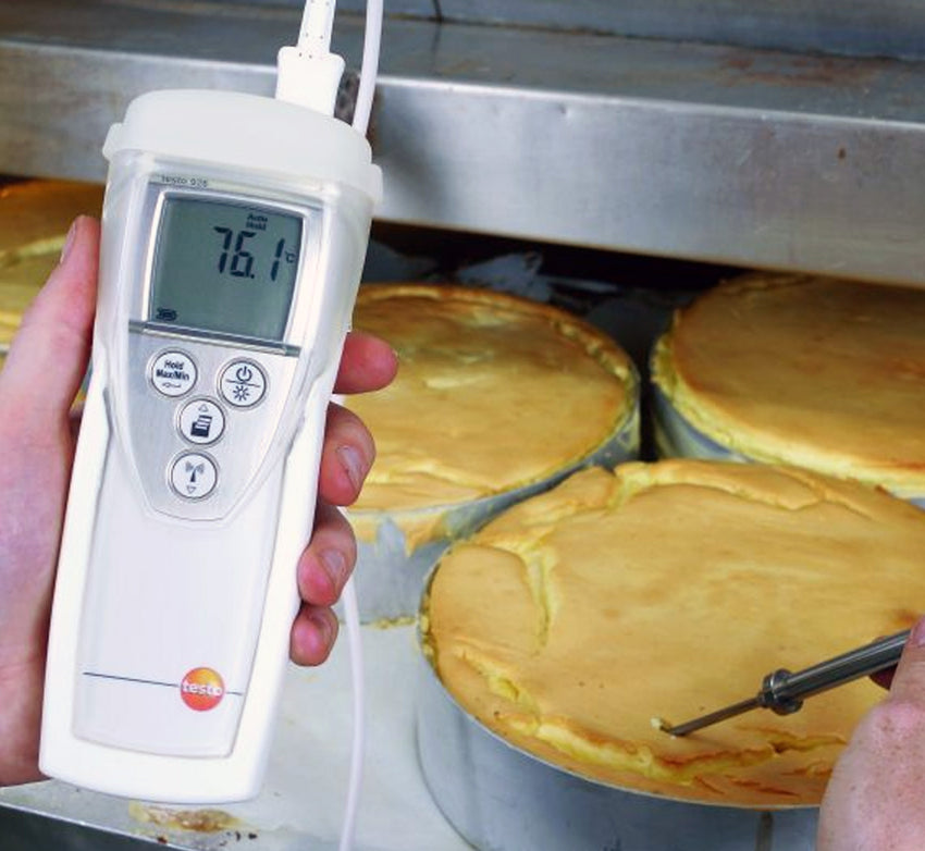 Food Thermometer Set with probe and Topsafe, Testo 926