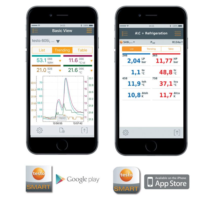 Infrared Thermometer with Smart App | Testo 805i