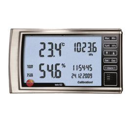Desk/Wall Mount Thermo Hygrometer + Alarm - Testo 622