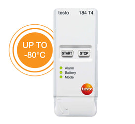 Transport Data Logger with Start/Stop - Up to -80°C - Testo 184-T4