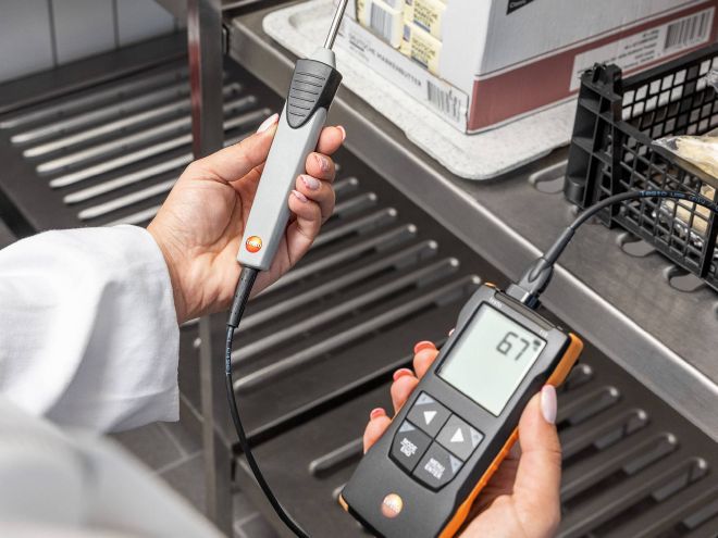 testo 110 - NTC and Pt100 temperature measuring instrument with App connection